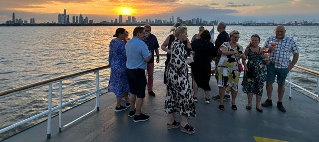 Sunset Boat Tour along the River Plate